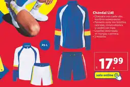 Lidl LIDL Chándal oferta