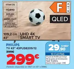 Carrefour PHILIPS TV 43" 43PUS8209/12 oferta