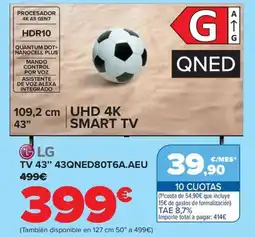 Carrefour TV 43" 43QNED80T6A.AEU oferta