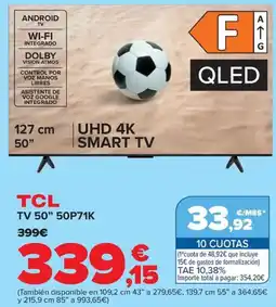 Carrefour TCL TV 50" 50P71K oferta