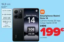 Carrefour REDMI Smartphone Redmi Note 14 oferta