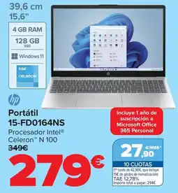 Carrefour HP Portátil 15-FD0164NS oferta