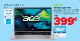 Carrefour ACER Portátil Aspire Go oferta