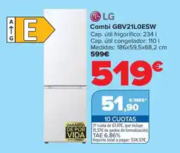 Carrefour LG Combi GBV21LOESW oferta