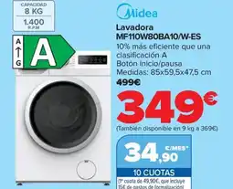 Carrefour MIDEA Lavadora MF110W80BA10/W-ES oferta