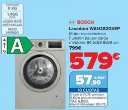 Carrefour BOSCH Lavadora WAN2820XEP oferta
