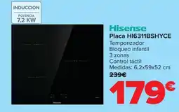 Carrefour HISENSE Placa HI6311BSHYCE oferta