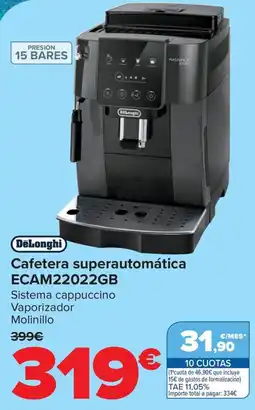 Carrefour DELONGHI Cafetera superautomática ECAM22022GB oferta