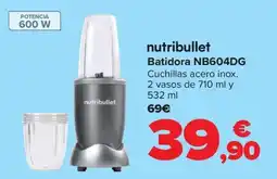 Carrefour NUTRIBULLET Batidora NB604DG oferta