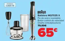 Carrefour BRAUN Batidora MQ7035 X oferta
