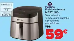 Carrefour MANDINE Freidora de aire MAF7L180 oferta