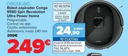 Carrefour CECOTEC Robot aspirador Conga 9590 Spin Revolution Ultra Power Home oferta