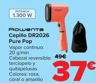 Carrefour ROWENTA Cepillo DR2026 Pure Pop oferta