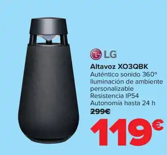 Carrefour LG Altavoz XO3QBK oferta