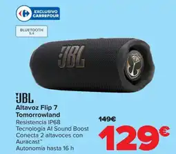 Carrefour JBL Altavoz Flip 7 Tomorrowland oferta