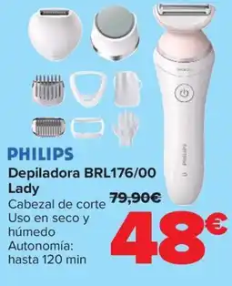 Carrefour PHILIPS Depiladora BRL176/00 Lady oferta
