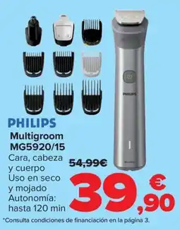 Carrefour PHILIPS Multigroom MG5920/15 oferta