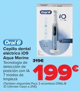 Carrefour ORAL-B Cepillo dental eléctrico i09 Aqua Marine oferta