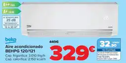 Carrefour BEKO Aire acondicionado BEHPG 120/121 oferta