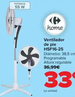 Carrefour Ventilador de pie HSF16-25 oferta