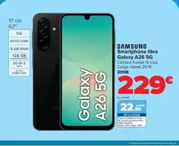 Carrefour SAMSUNG Smartphone libre Galaxy A26 5G oferta