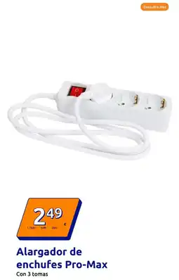 Action Alargador de enchufes Pro-Max oferta