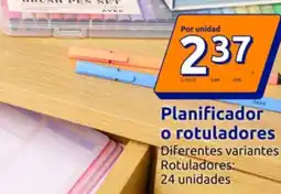Action Planificador o rotuladores oferta