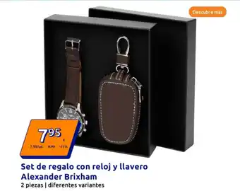 Action Set de regalo con reloj y llavero Alexander Brixham oferta