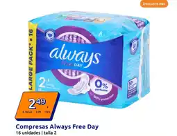 Action Compresas Always Free Day oferta
