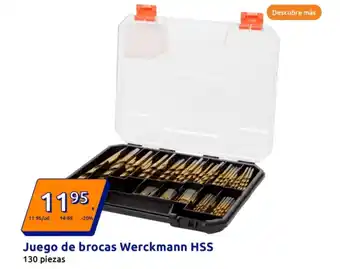 Action Juego de brocas Werckmann HSS oferta
