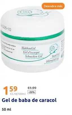Action Gel de baba de caracol oferta