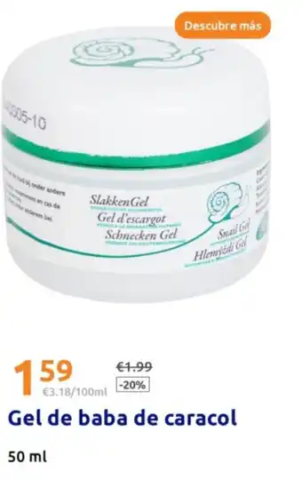 Action Gel de baba de caracol oferta