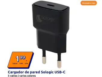 Action SOLOGIC Cargador de pared USB-C oferta