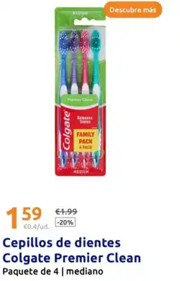 Action COLGATE Cepillos de dientes Premier Clean oferta
