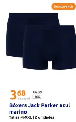 Action Bóxers Jack Parker azul marino oferta
