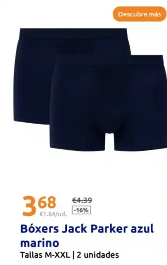 Action Bóxers Jack Parker azul marino oferta