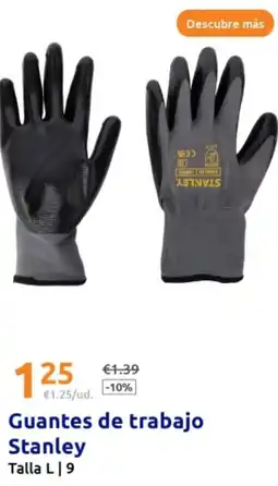 Action Guantes de trabajo Stanley oferta