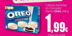 UDACO OREO Galletas bañadas en chocolate blanco oferta