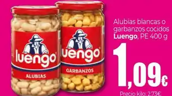 UDACO LUENGO Alubias blancas o garbanzos cocidos oferta