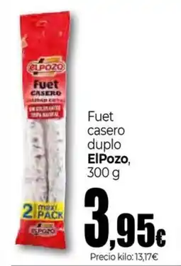UDACO ELPOZO Fuet casero duplo oferta