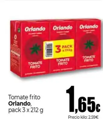 UDACO ORLANDO Tomate frito oferta
