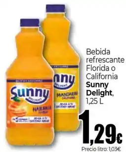UDACO SUNNY DELIGHT Bebida refrescante Florida o California oferta