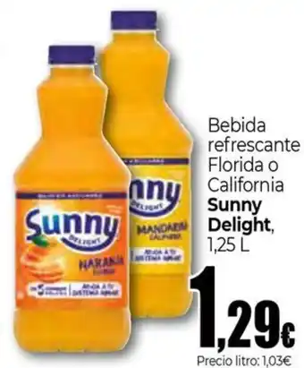 UDACO SUNNY DELIGHT Bebida refrescante Florida o California oferta