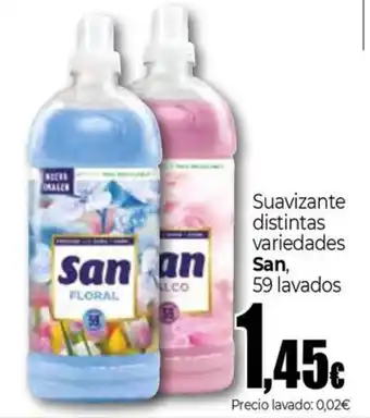 UDACO SAN Suavizante distintas variedades oferta