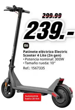MediaMarkt REDMI Patinete eléctrico Electric Scooter 4 Lite (2n gen) oferta