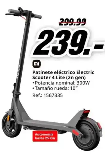 MediaMarkt REDMI Patinete eléctrico Electric Scooter 4 Lite (2n gen) oferta