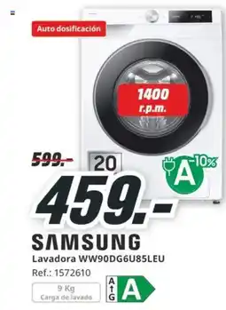 MediaMarkt SAMSUNG Lavadora WW90DG6U85LEU oferta