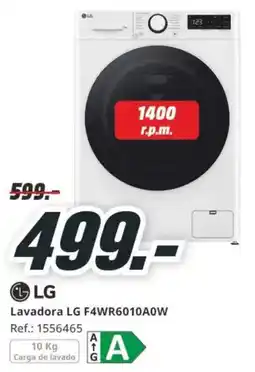 MediaMarkt LG Lavadora LG F4WR6010A0W oferta