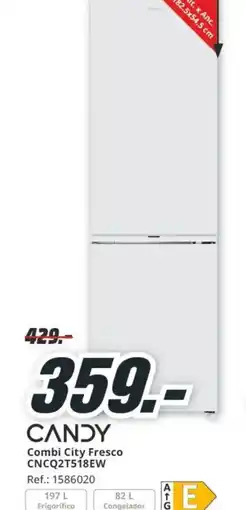 MediaMarkt CANDY Combi City Fresco CNCQ2T518EW oferta