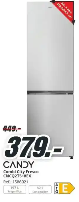 MediaMarkt CANDY Combi City Fresco CNCQ2T518EX oferta